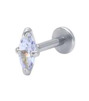 Tragus Piercing with Titanium Bar TRP-2693-TI